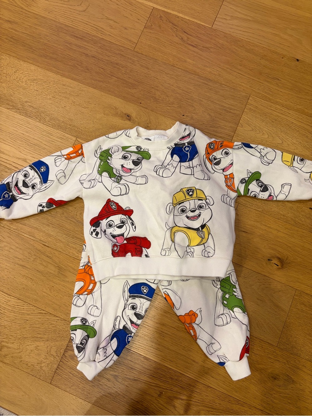 Paw Patrol White Multi-Color Character One-Piece Set